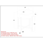 Table d'appoint Blox - Naturel