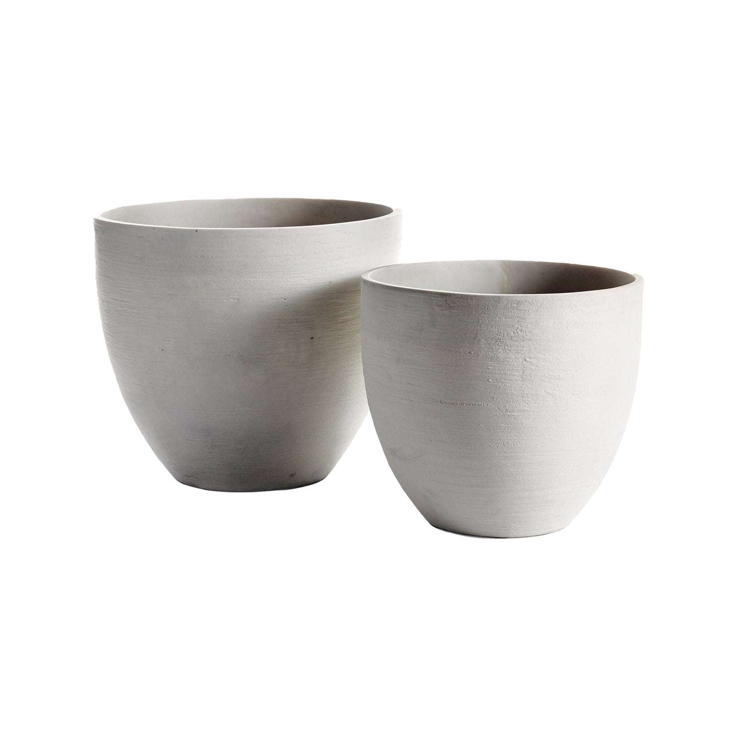 Vases coniques Malibu en Fibrestone, lot de 2