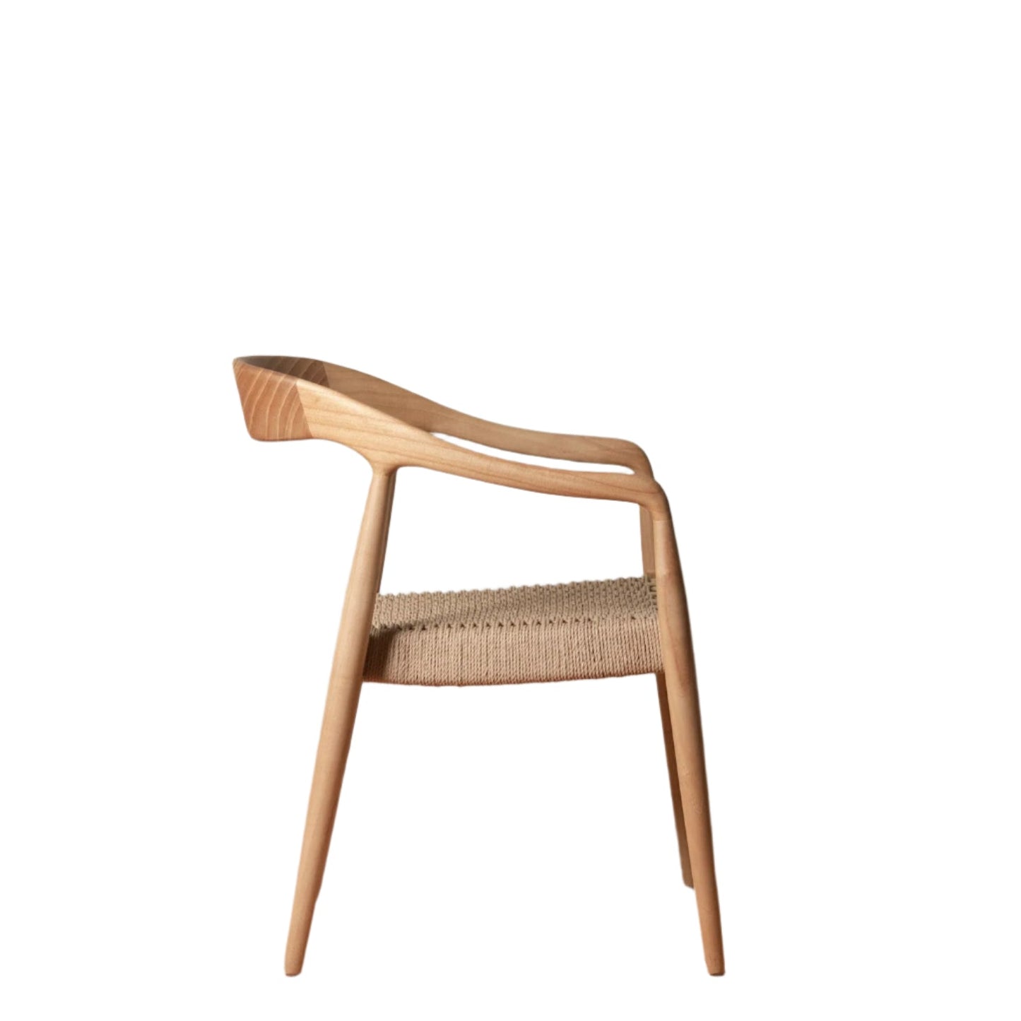 Fauteuil à accoudoirs tressé Alba