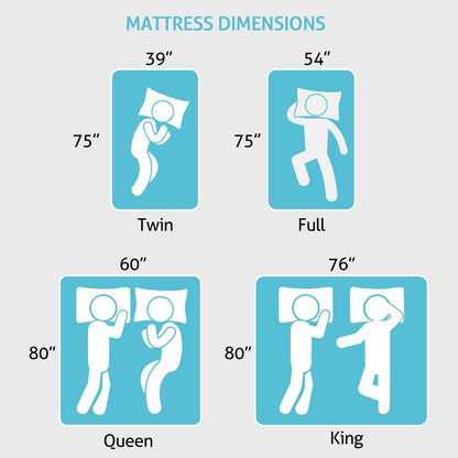 Matelas SweDrea 10 pouces hybride à ressorts, à soulagement de pression et rafraîchissant, moelleux, certifié CertiPUR-US, SGS et OEKO-TEX.