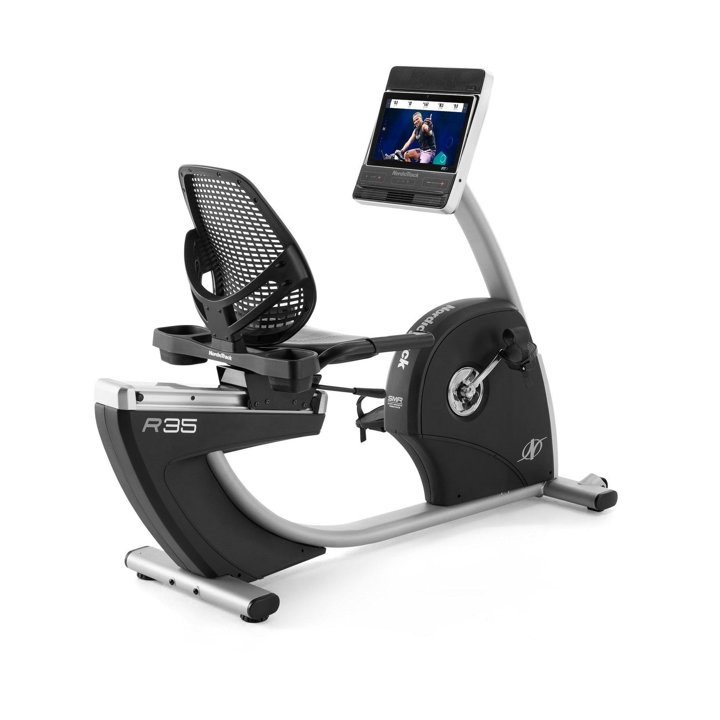 NordicTrack Commercial Series R35 ; vélo d'exercice semi-allongé compatible iFIT avec écran tactile de 14 pouces