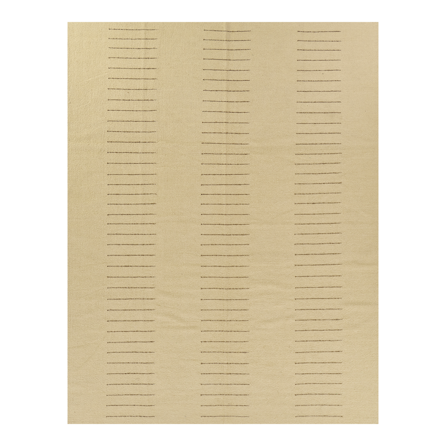 Tapis tissé à la main Pure Salt x Momeni Corfu, couleur ivoire