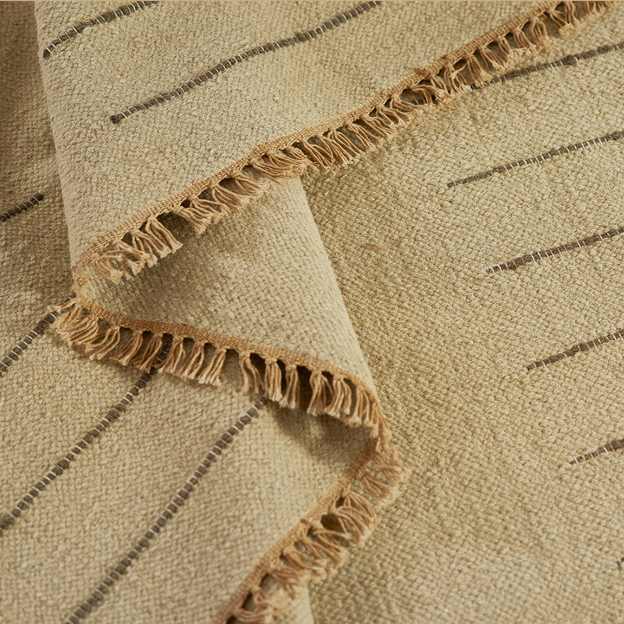 Pure Salt x Momeni Corfu Handwoven Rug Beige