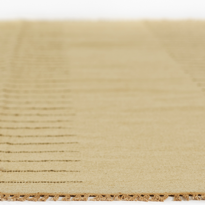 Tapis tissé à la main Pure Salt x Momeni Corfu, couleur ivoire