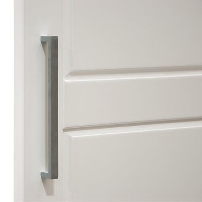 Palace Imports Armoire Cosmo 3 portes en bois massif avec portes en bois massif ou en miroir