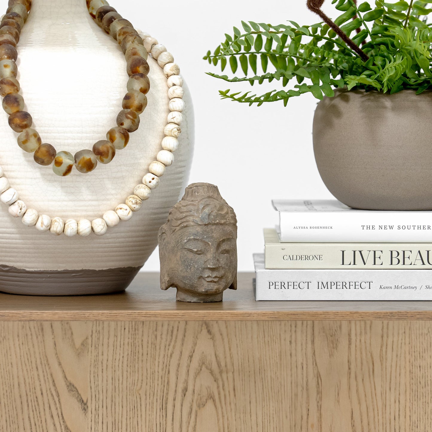 Tête de Bouddha en pierre