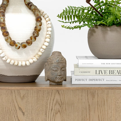 Tête de Bouddha en pierre