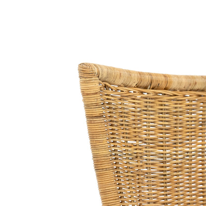 Fauteuil pivotant Mar en osier