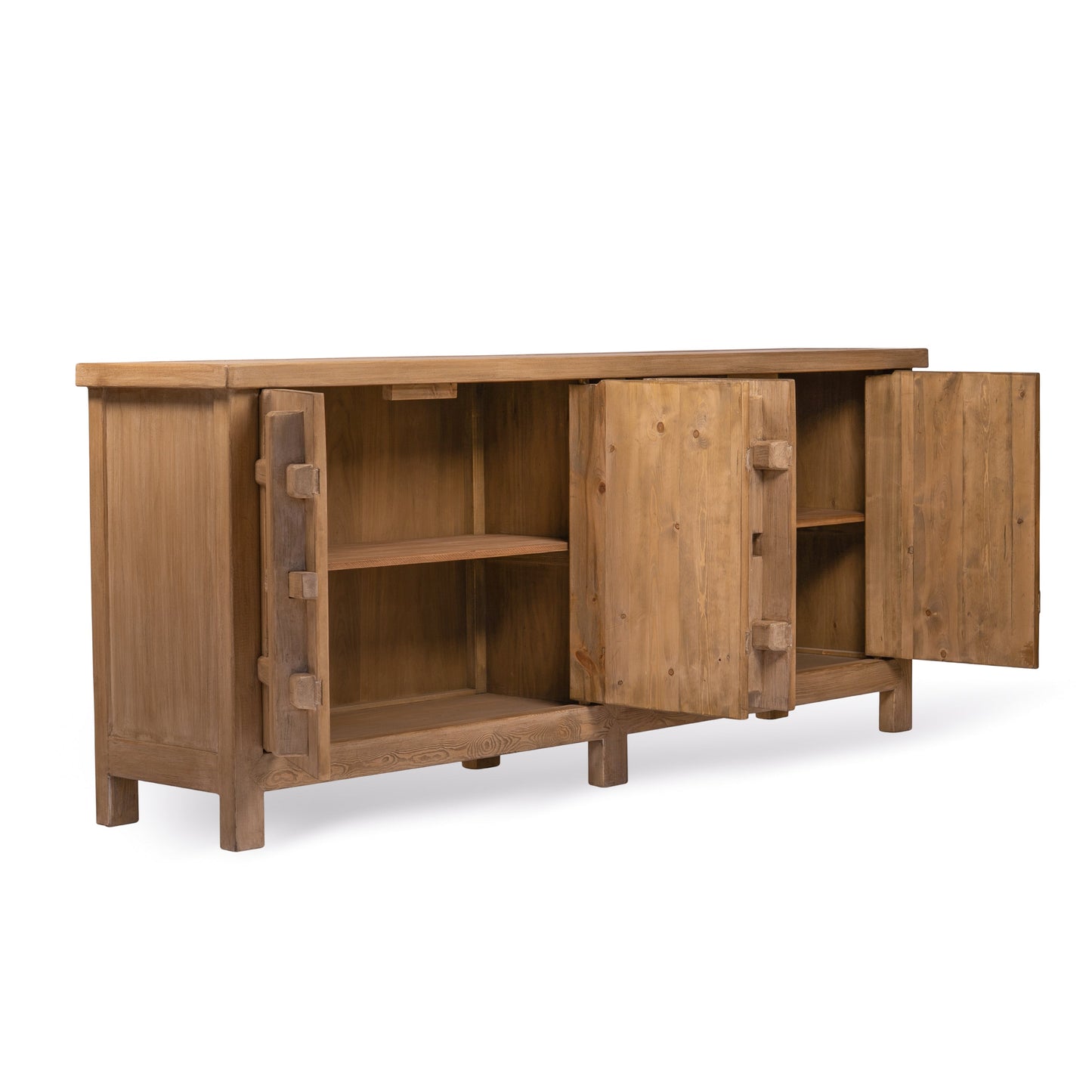 Armoire à quatre portes à pignon