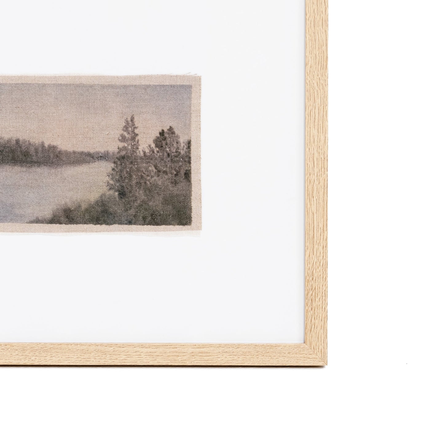 Wayback VI de Tenaya Wickstrand, 17 x 15, cadre en chêne blanc