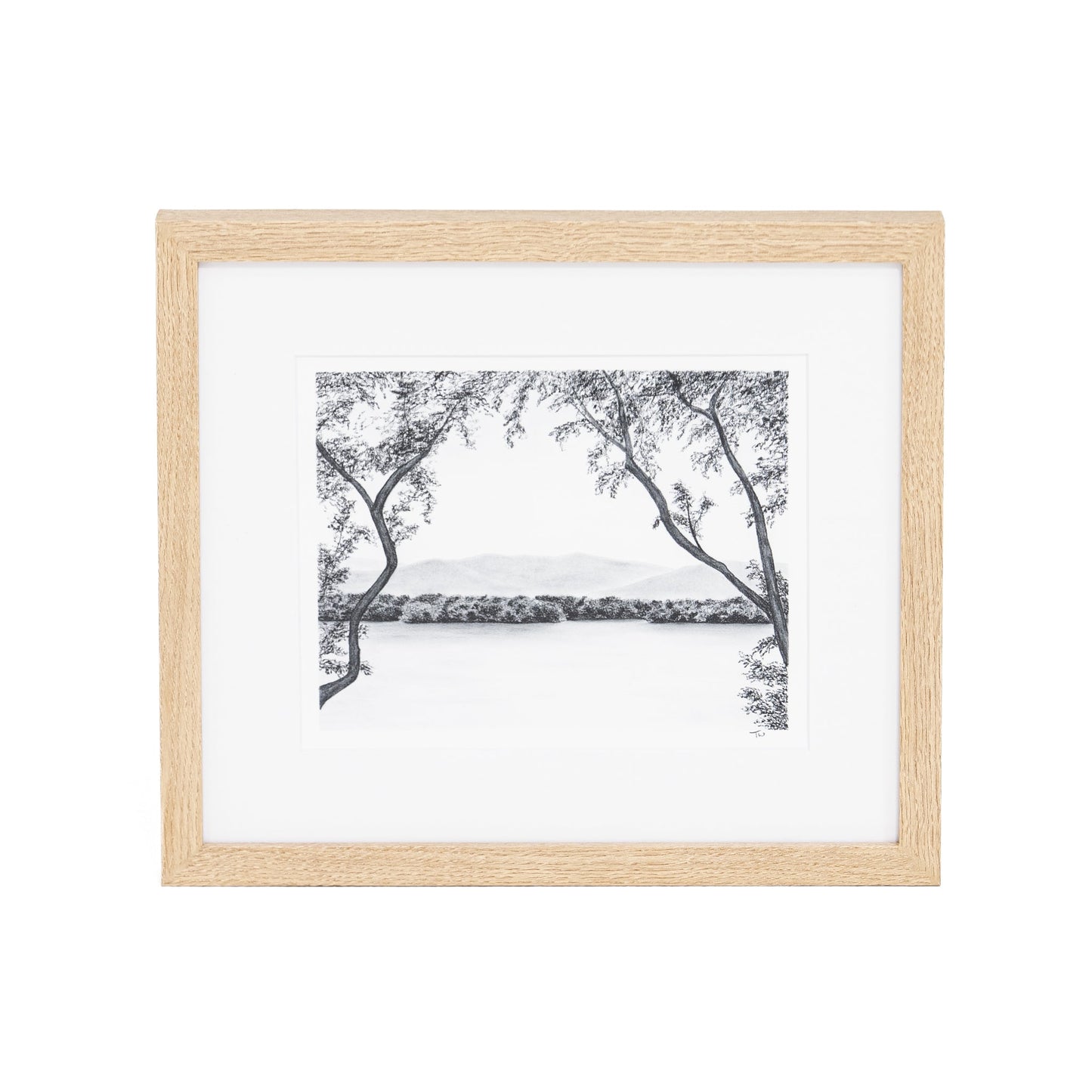 Amist II de Tenaya Wickstrand, 13 x 15, cadre en chêne blanc