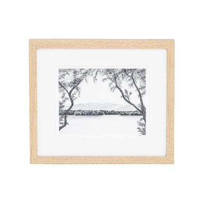 Amist II de Tenaya Wickstrand, 13 x 15, cadre en chêne blanc