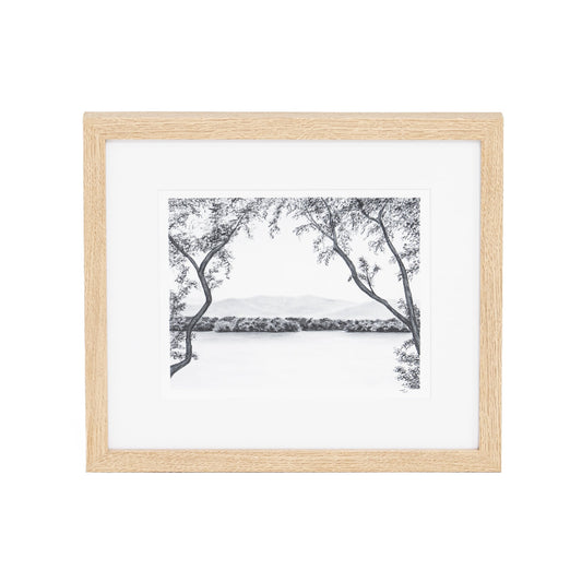 Amist II de Tenaya Wickstrand, 13 x 15, cadre en chêne blanc