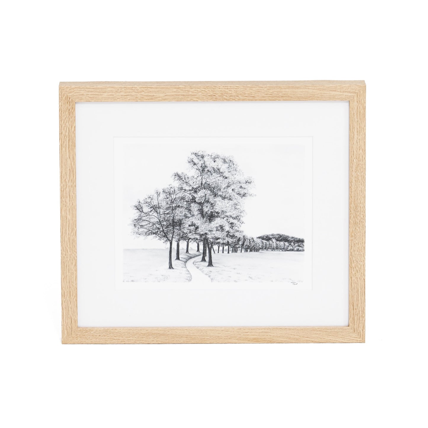 Amist III de Tenaya Wickstrand, 13 x 15, cadre en chêne blanc