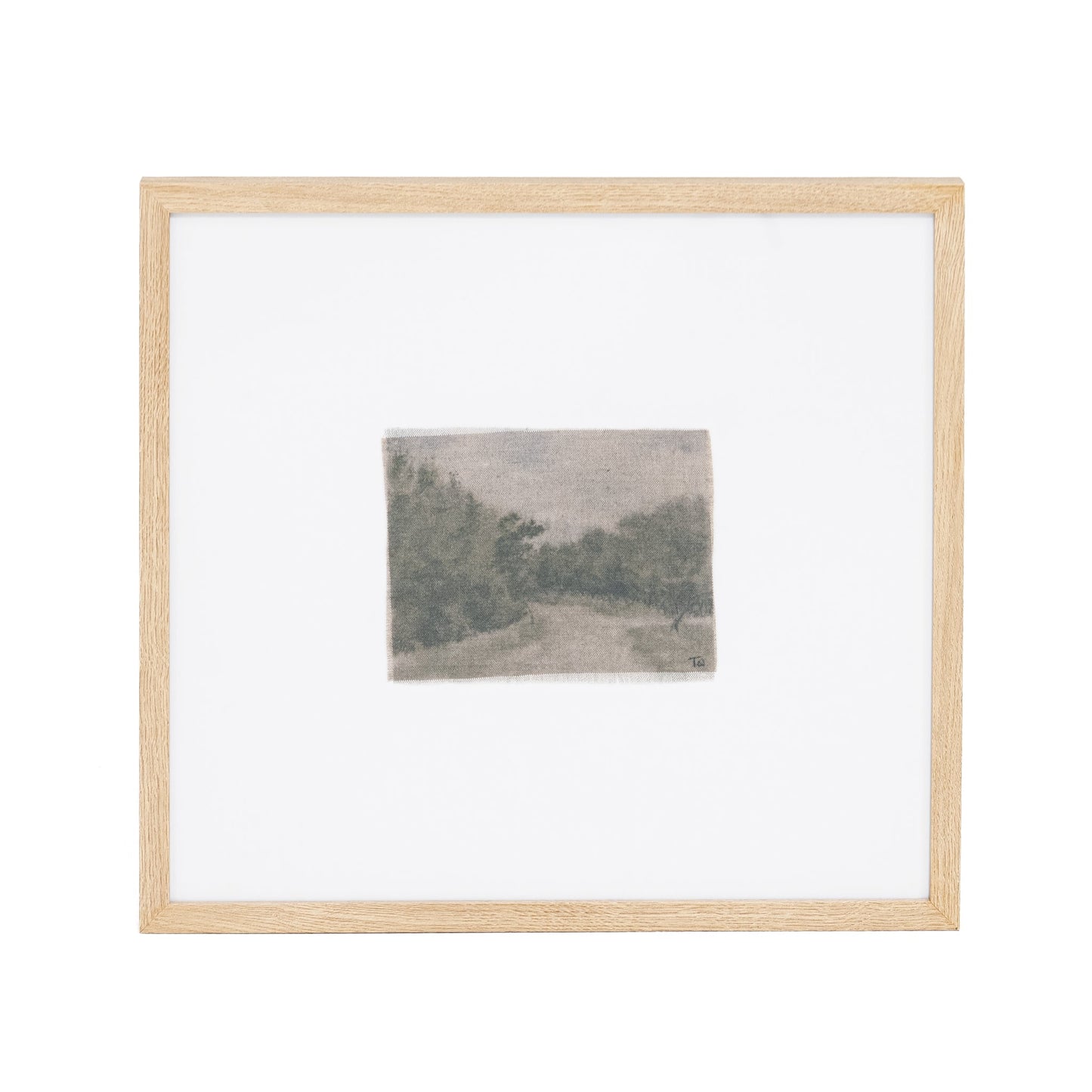 Wayback V de Tenaya Wickstrand, 56 x 51 cm, cadre en chêne blanc.