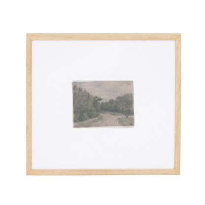 Wayback V de Tenaya Wickstrand, 56 x 51 cm, cadre en chêne blanc.