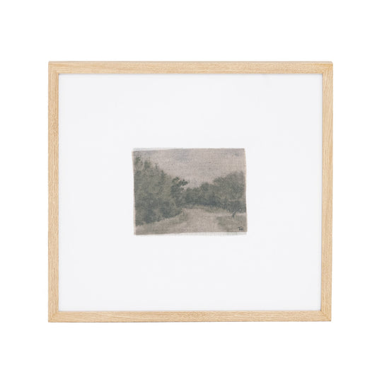 Wayback V de Tenaya Wickstrand, 56 x 51 cm, cadre en chêne blanc.