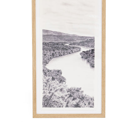 Reverie I de Tenaya Wickstrand, 15,5 x 31, cadre en chêne blanc.