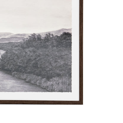 Cloaked de Tenaya Wickstrand, 35 x 26, cadre espresso