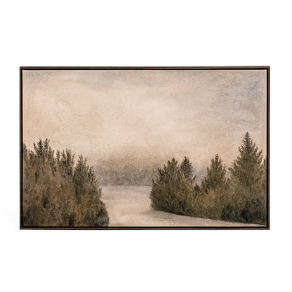 Of The Woods de Tenaya Wickstrand, 41 x 26.5, cadre flottant Espresso