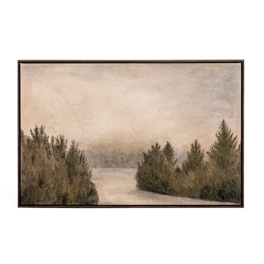 Of The Woods de Tenaya Wickstrand, 41 x 26.5, cadre flottant Espresso