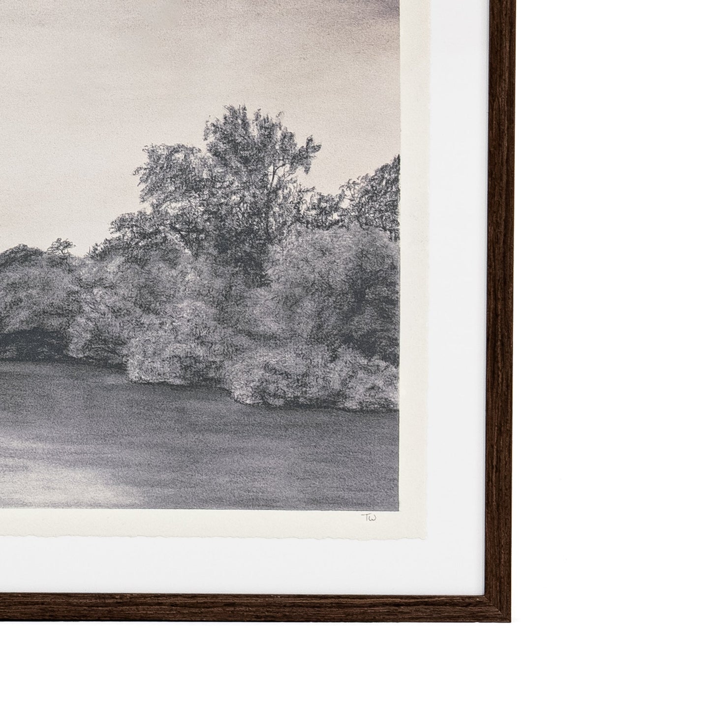 The Absence Of de Tenaya Wickstrand, 37 x 29,5 cm, cadre Espresso