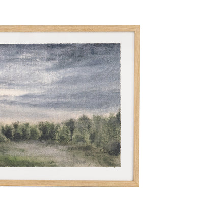 Summer Quell de Tenaya Wickstrand, 33 x 23, cadre en chêne blanc