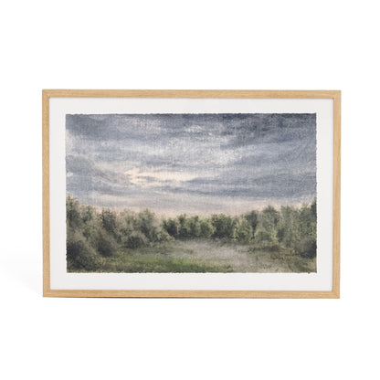 Summer Quell de Tenaya Wickstrand, 33 x 23, cadre en chêne blanc