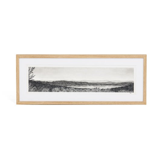 Solace de Tenaya Wickstrand, 28 x 8, cadre en chêne blanc