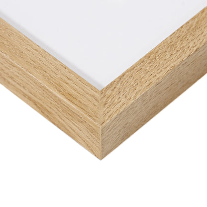 Wayback V de Tenaya Wickstrand, 56 x 51 cm, cadre en chêne blanc.