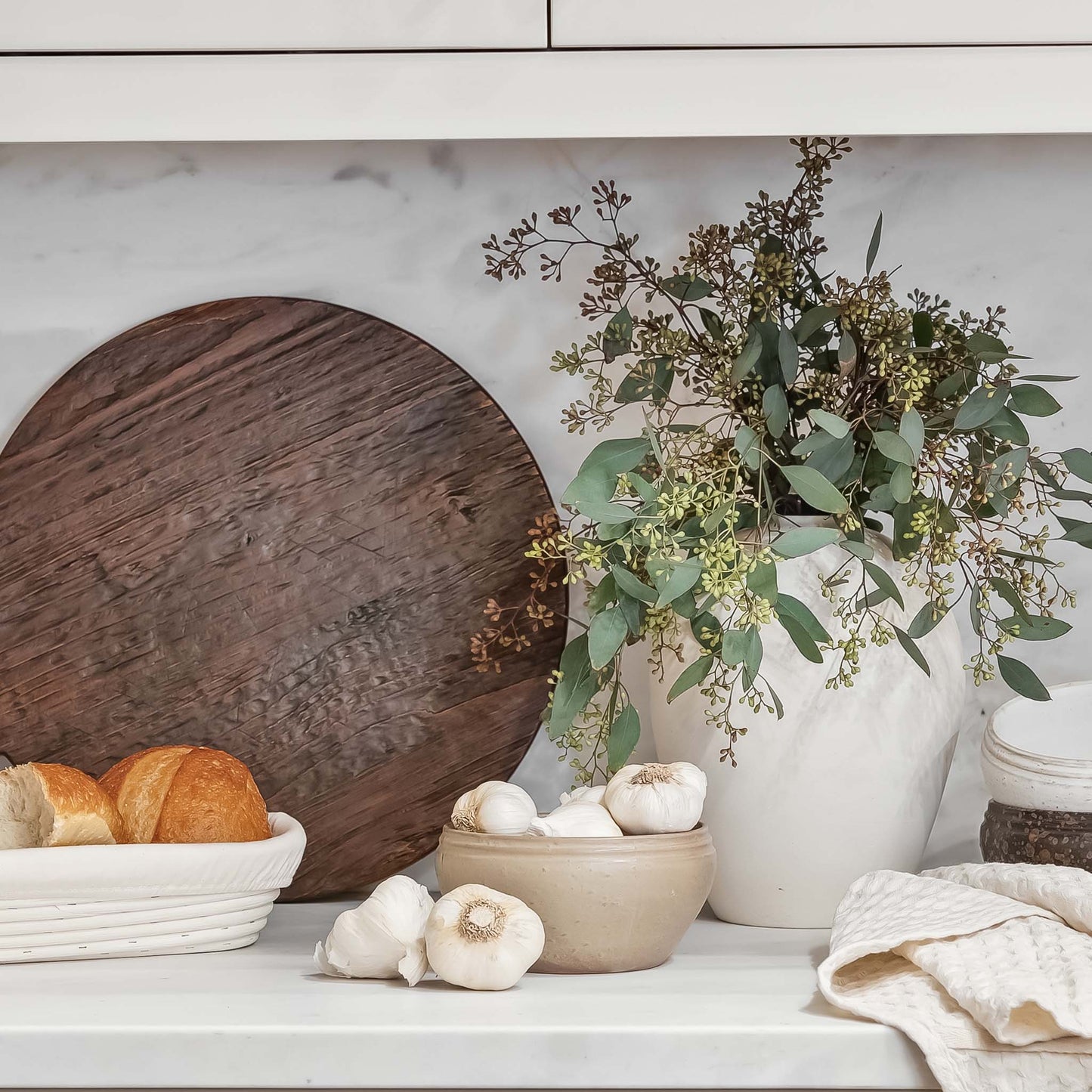 Panier à pain en osier pour la levée de la pâte