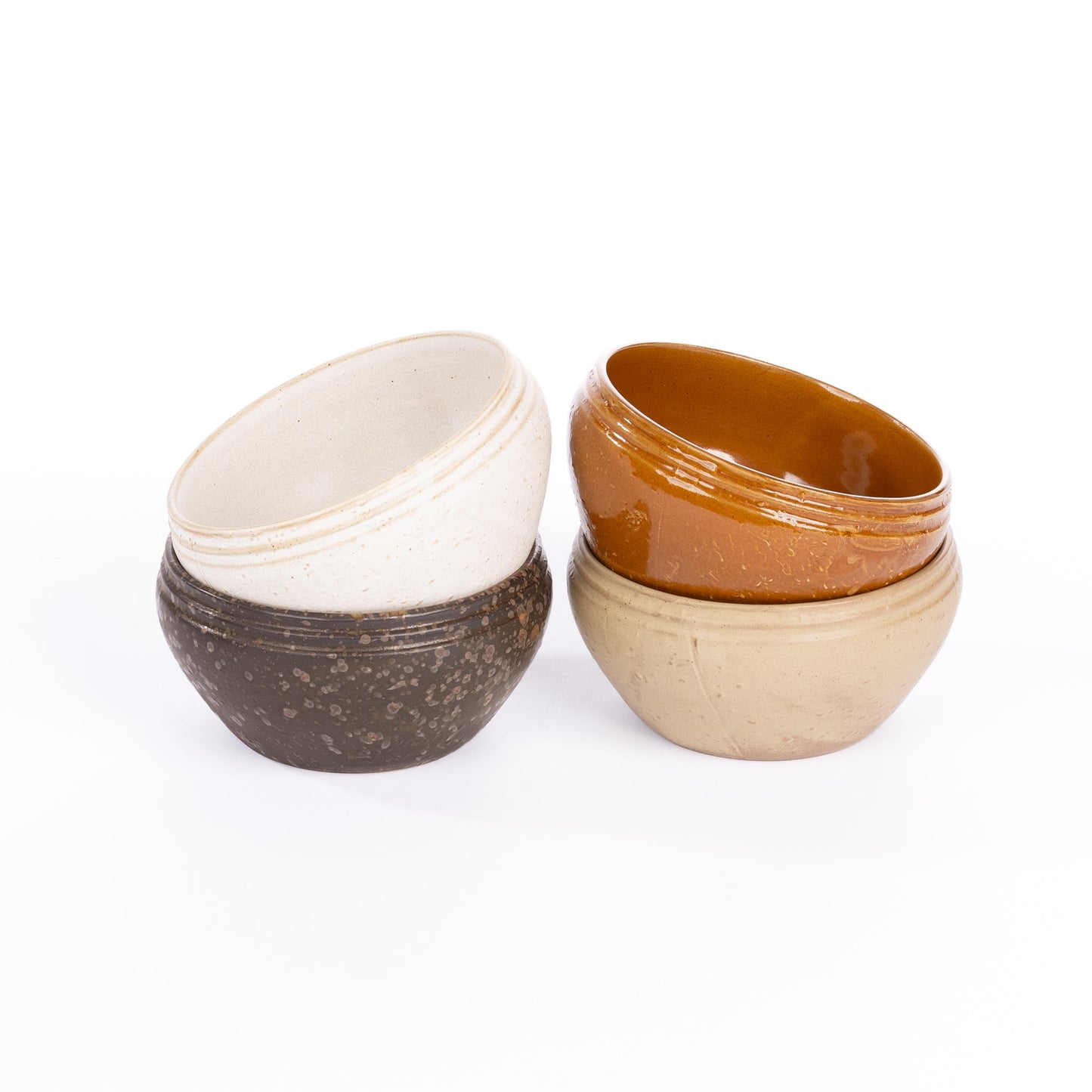 Bol unique en grès, reproduction vintage