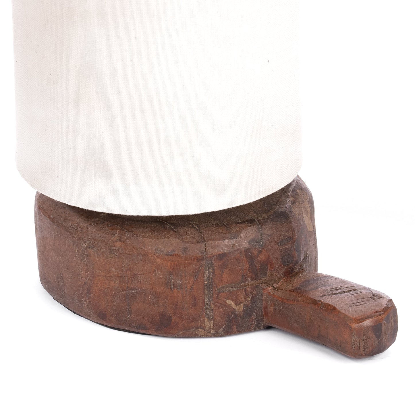 Reclaimed Wood Swivel Neck Table Lamp