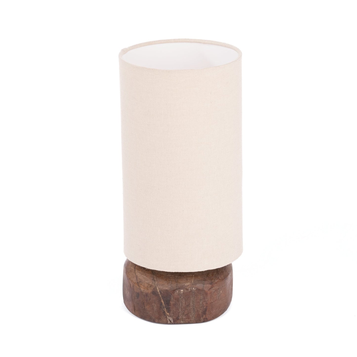 Reclaimed Wood Swivel Neck Table Lamp