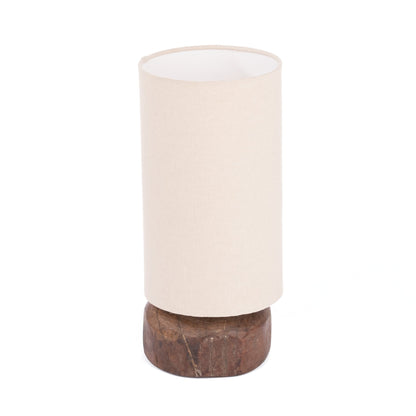 Reclaimed Wood Swivel Neck Table Lamp