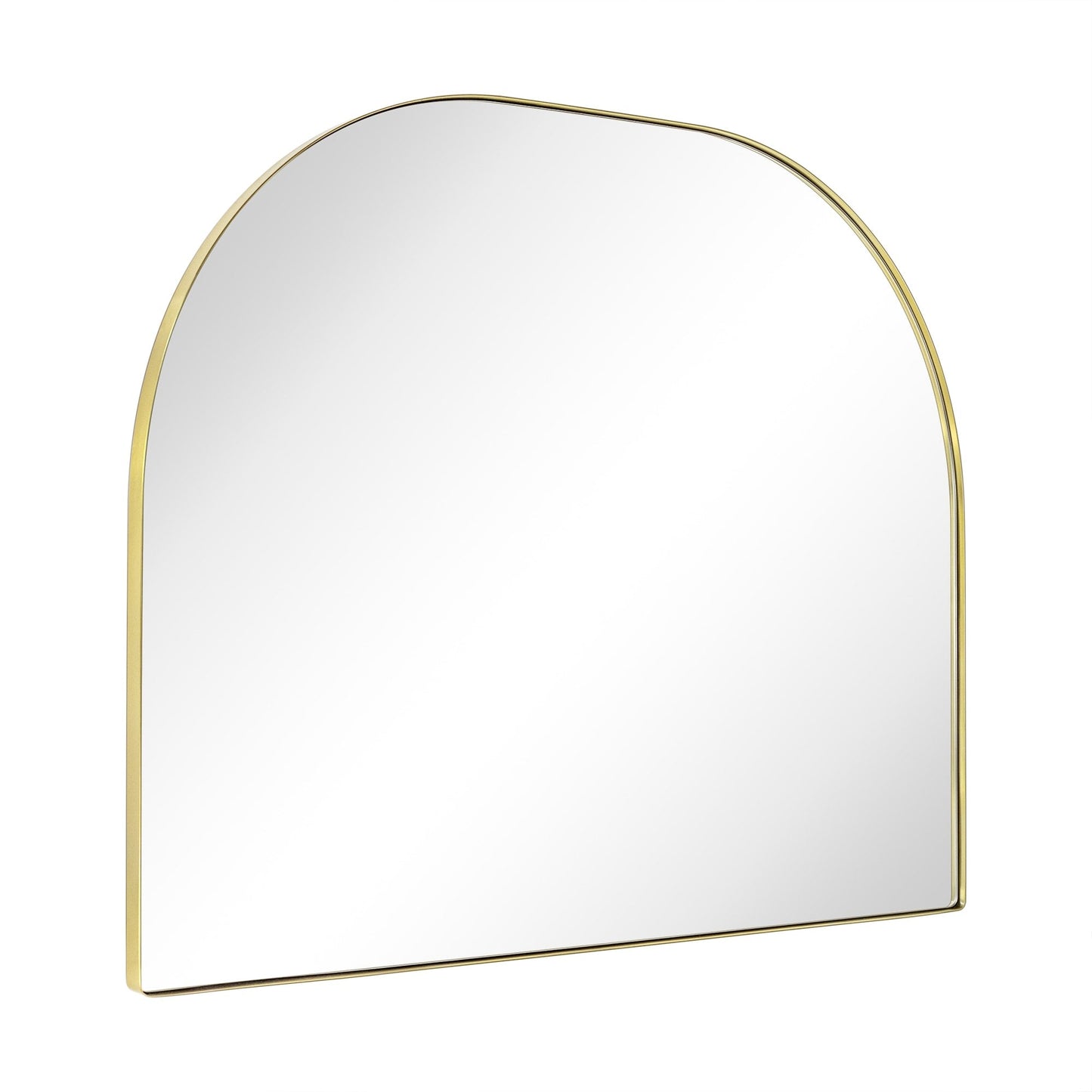 TEHOME Dezerae Grand miroir à arche pour cheminée, 102 cm (L) x 81 cm (H)