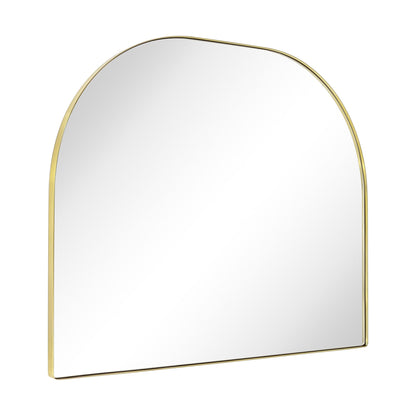 TEHOME Dezerae Grand miroir à arche pour cheminée, 102 cm (L) x 81 cm (H)