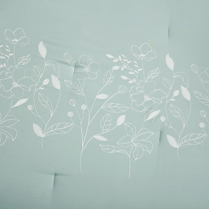 Ensemble de couette Nanshing Taylor 7 pièces à motifs floraux botaniques