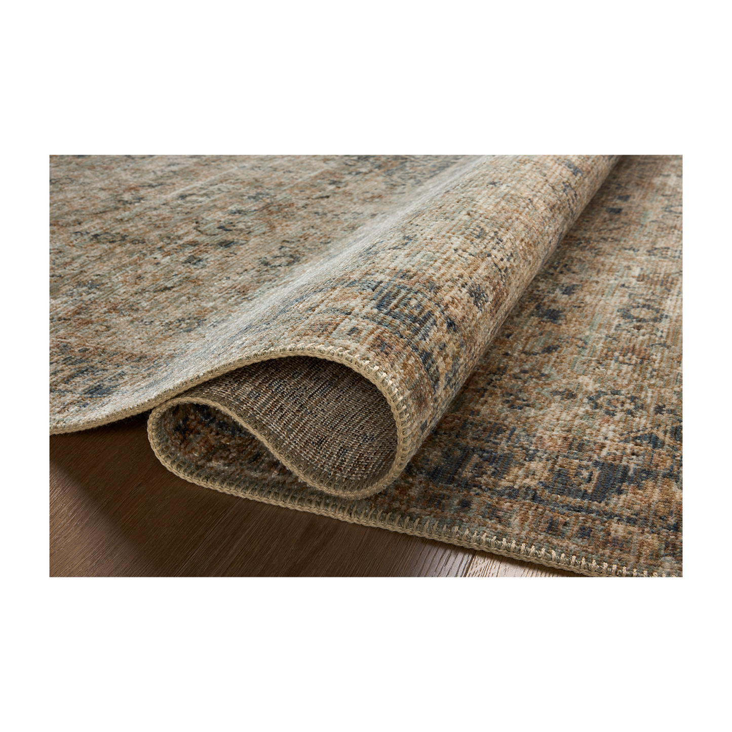 Heritage - Sage / Navy Rug