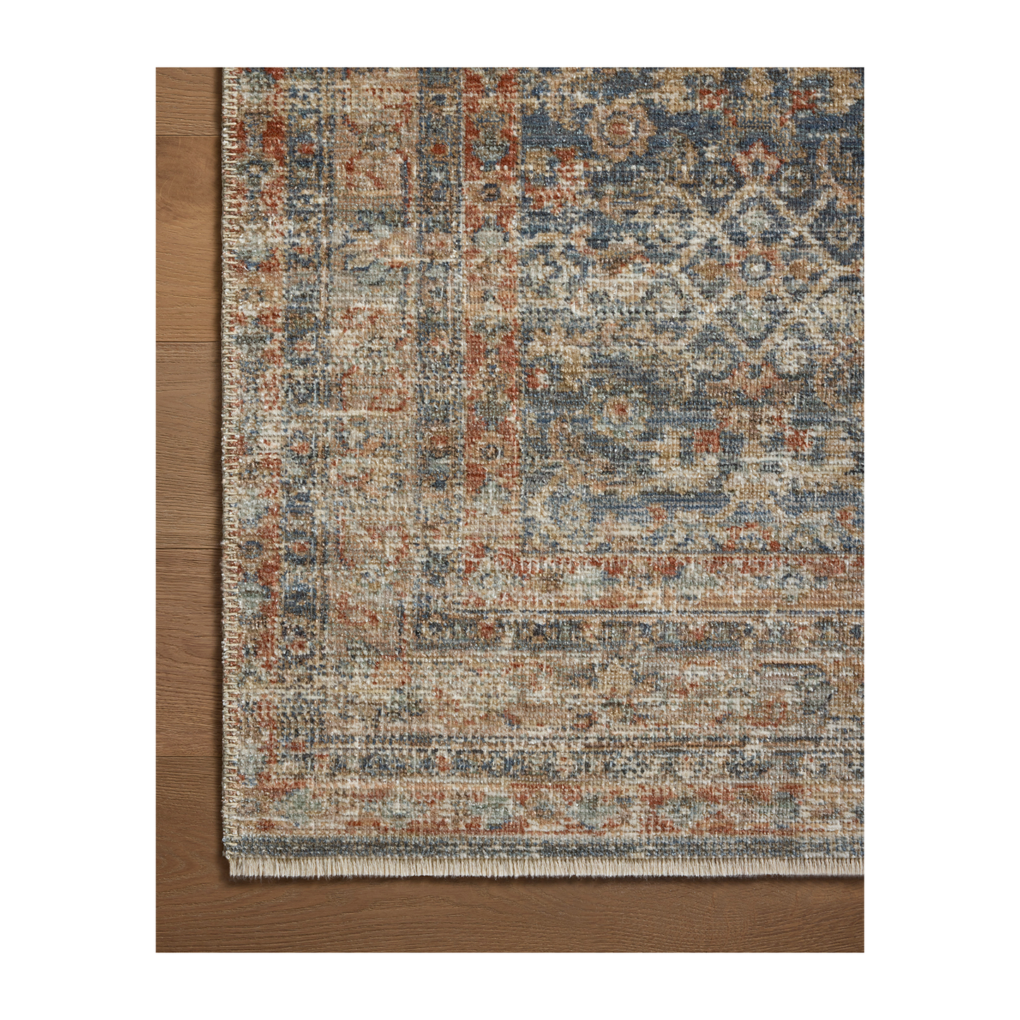 Heritage -Blue / Rust Rug