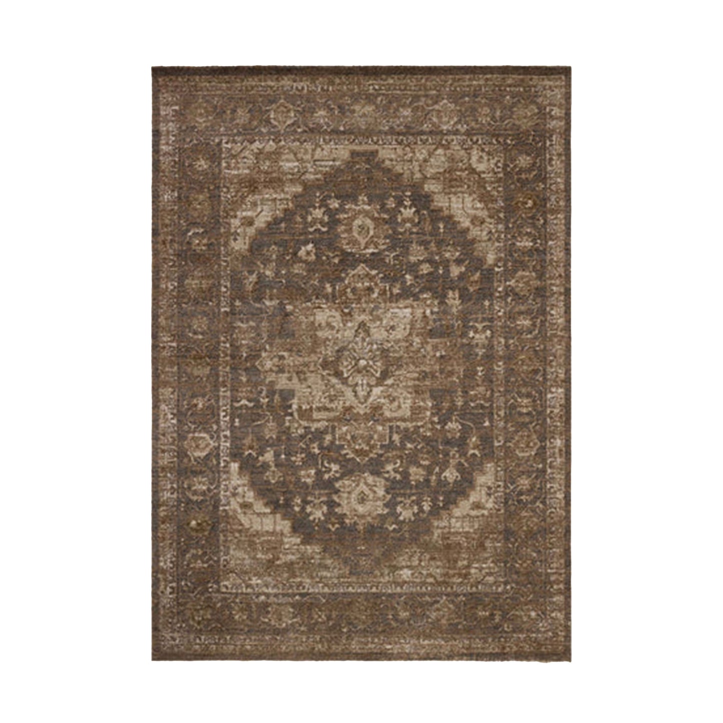 Harbor Woven Rug, Charcoal / Mocha
