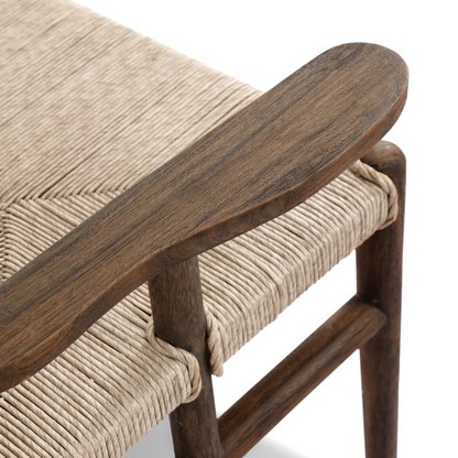 Fauteuil de salle à manger d'extérieur Harlene