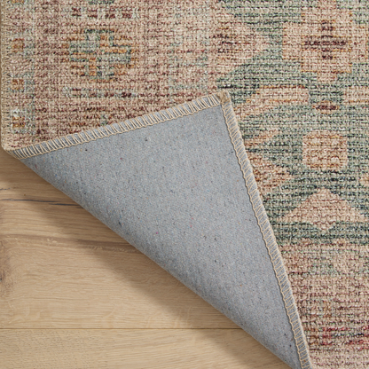 Joey Rug, Aqua / Sand