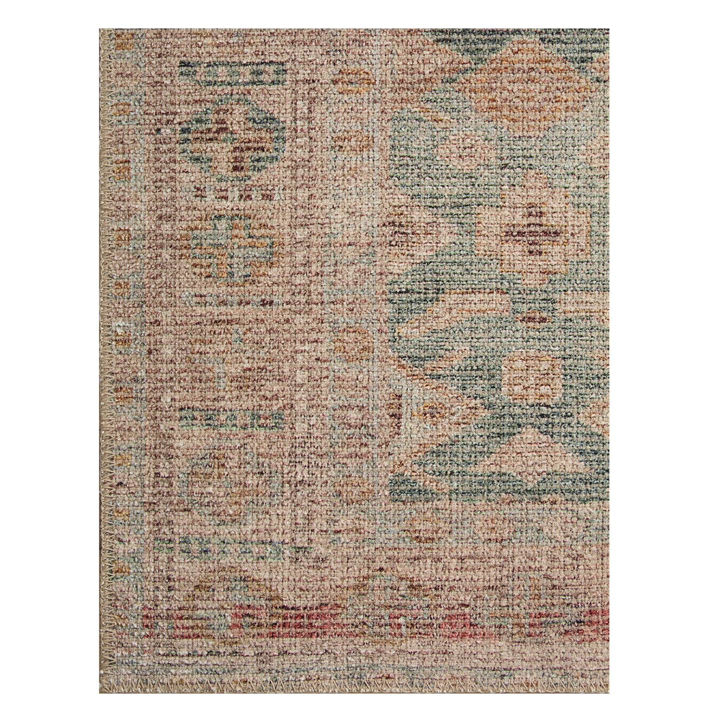 Joey Rug, Aqua / Sand