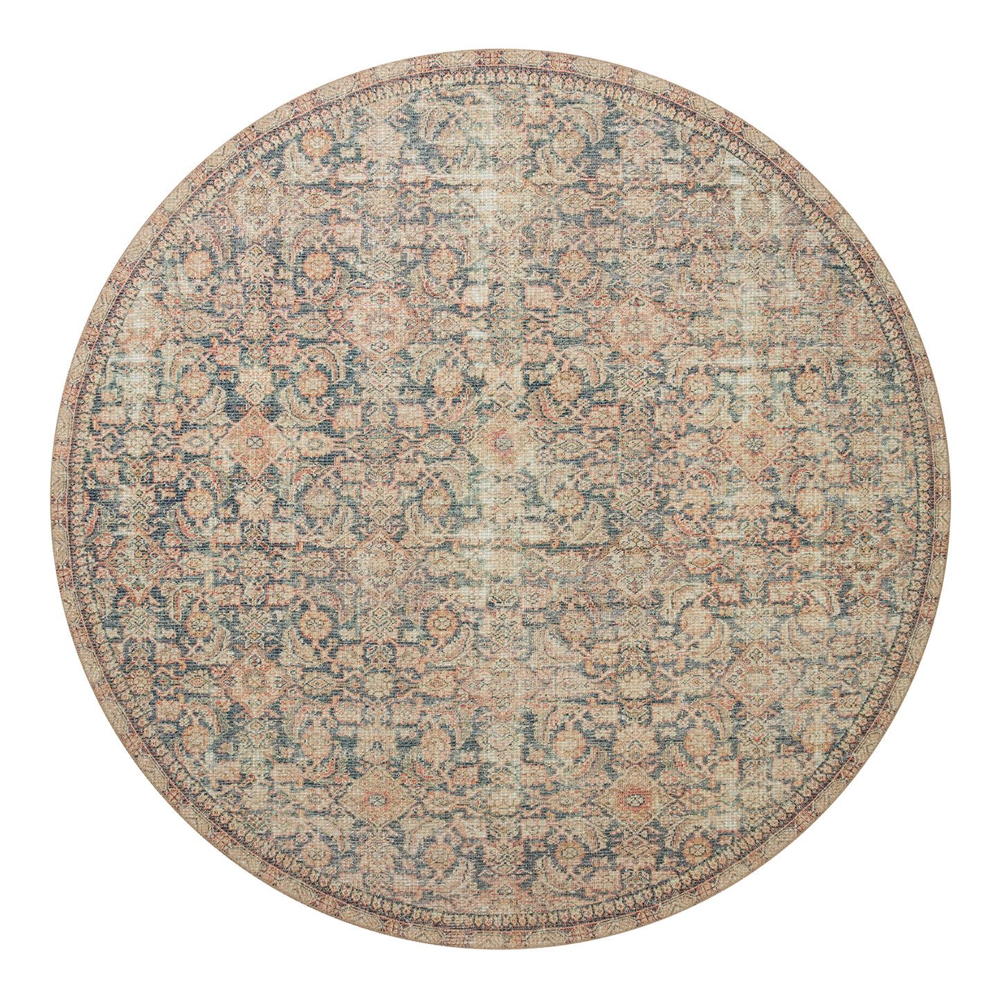 Joey Rug, Bleu marine / Multicolore