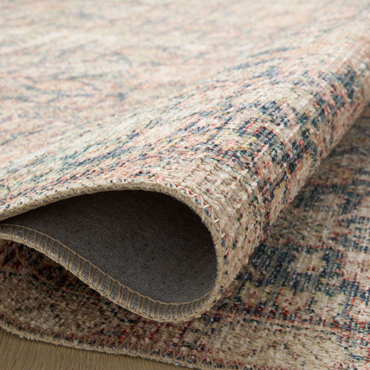 Joey Rug, Bleu marine / Multicolore