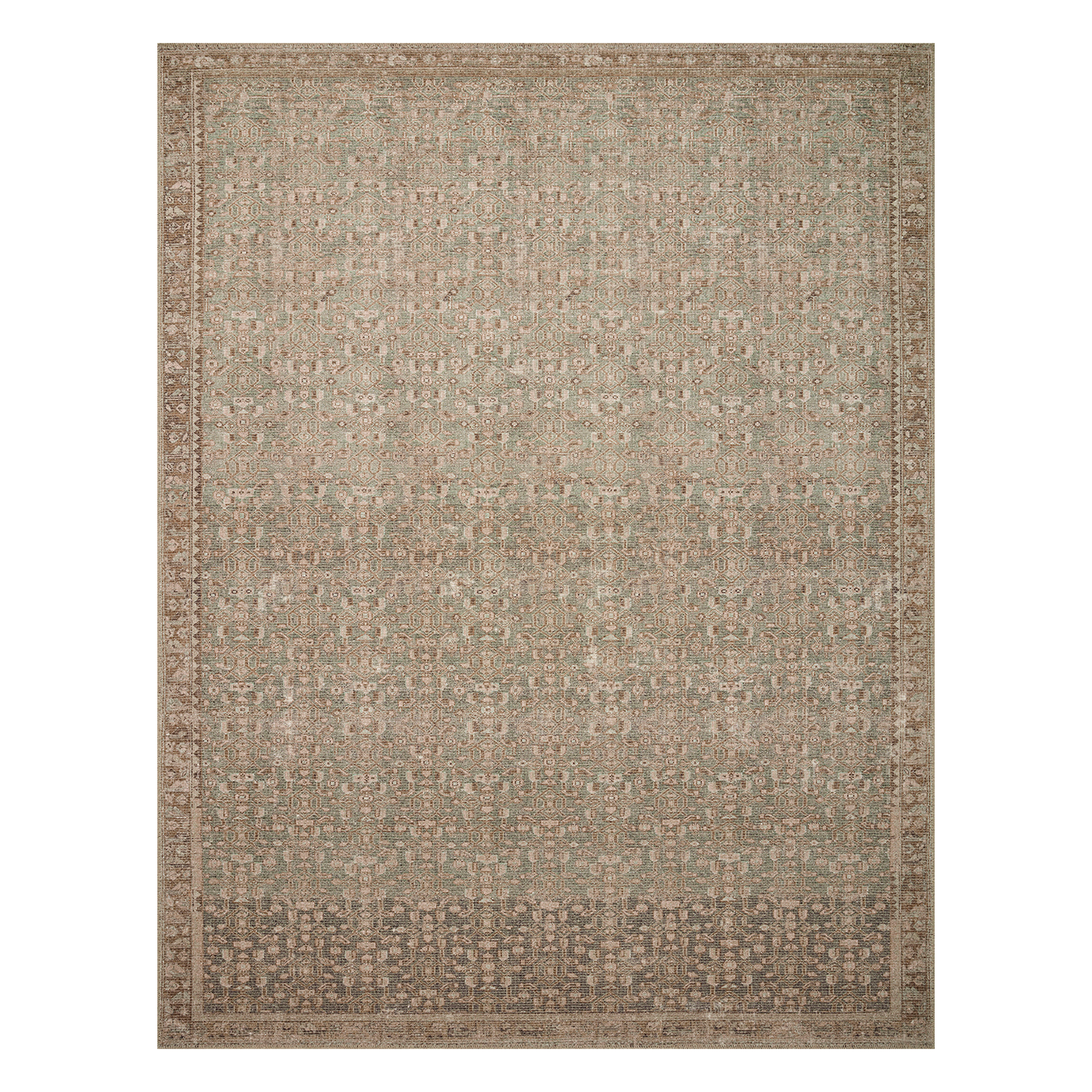 Joey Rug, Sage / Bark