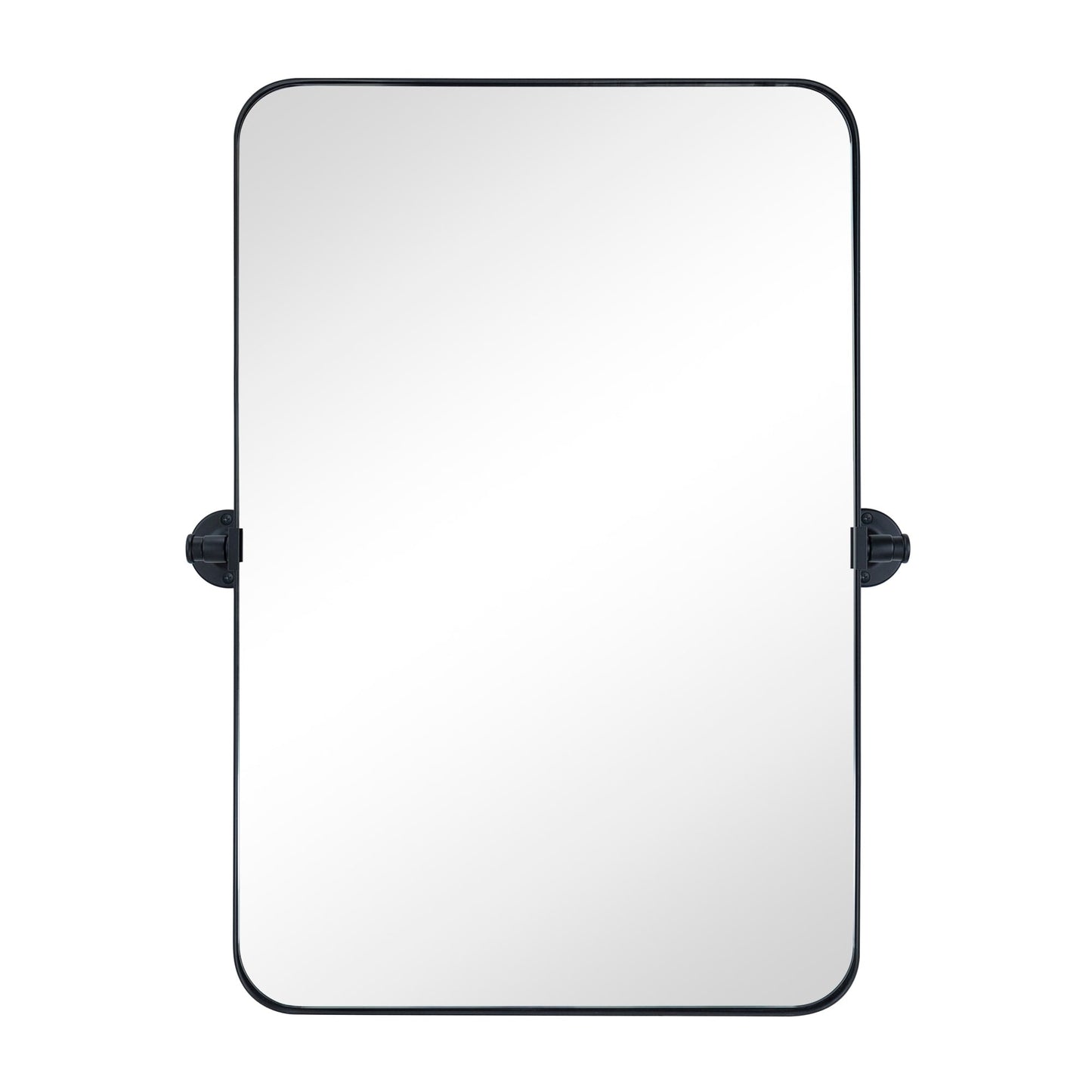 TEHOME Jonathan Miroir mural rectangulaire pivotant et inclinable en métal