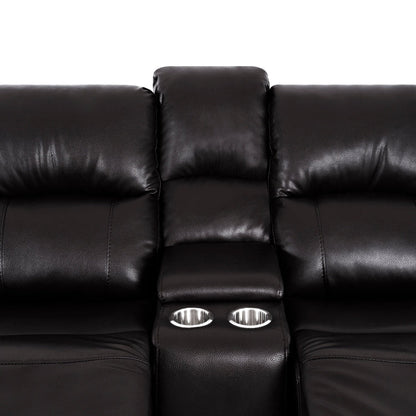Collection de canapés inclinables manuels en cuir pour salon - Meubles inclinables en cuir pour maison, bureau et salon