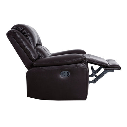 Collection de canapés inclinables manuels en cuir pour salon - Meubles inclinables en cuir pour maison, bureau et salon